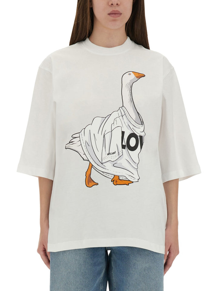 Moschino T shirt - Bianco | Wanan Luxury
