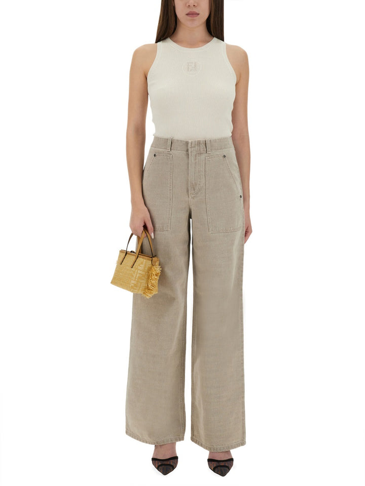 Fendi Top - Bianco | Wanan Luxury