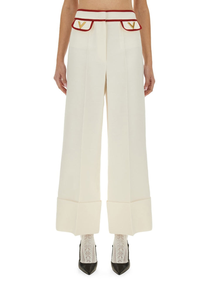 Valentino Garavani Pantaloni - Bianco | Wanan Luxury