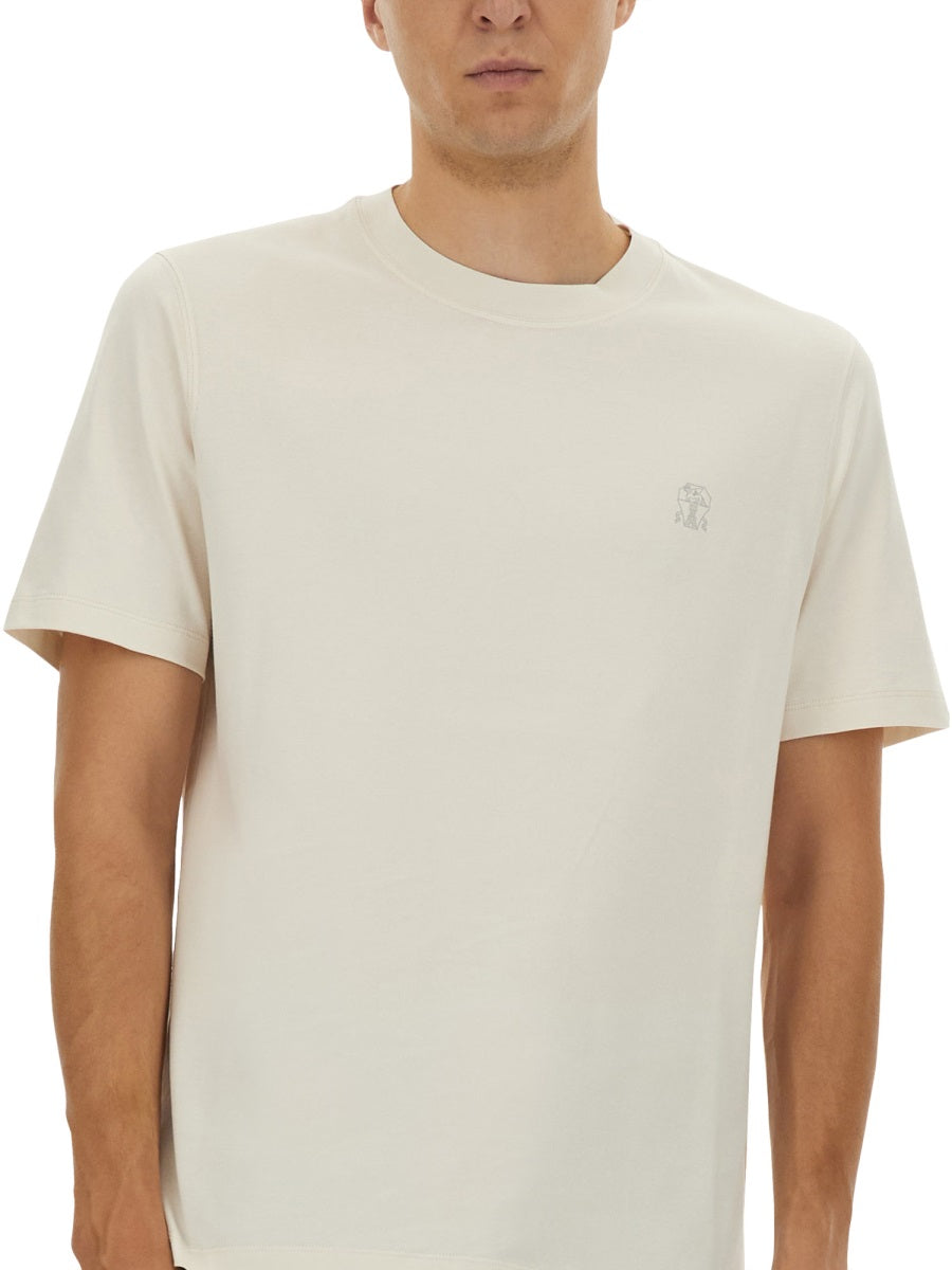 Brunello Cucinelli T shirt - Bianco | Wanan Luxury