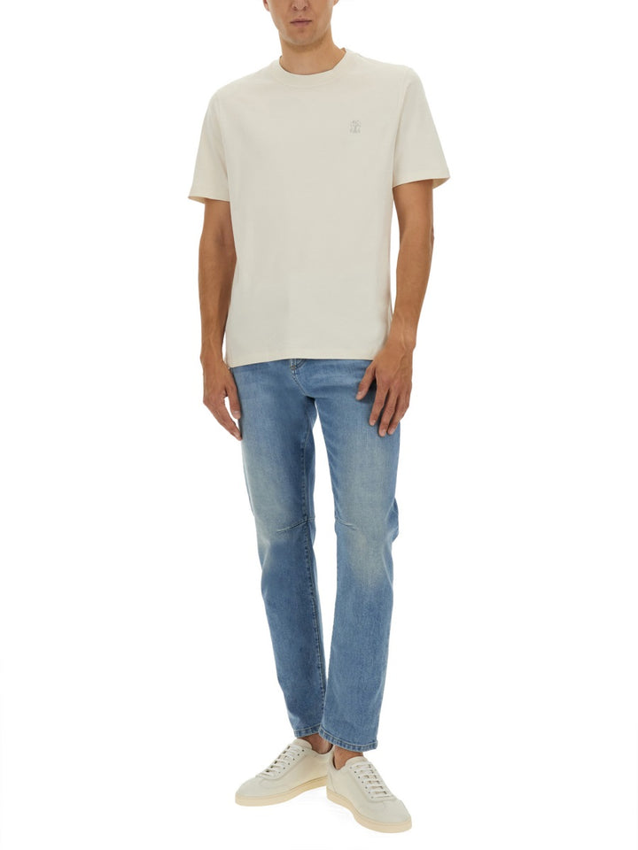 Brunello Cucinelli T shirt - Bianco | Wanan Luxury