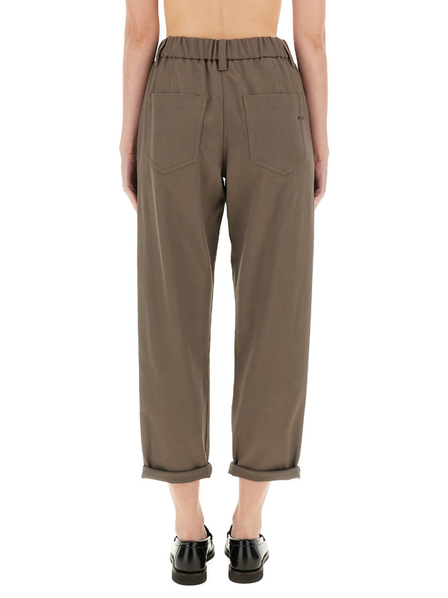 Brunello Cucinelli Pantaloni - Marrone | Wanan Luxury
