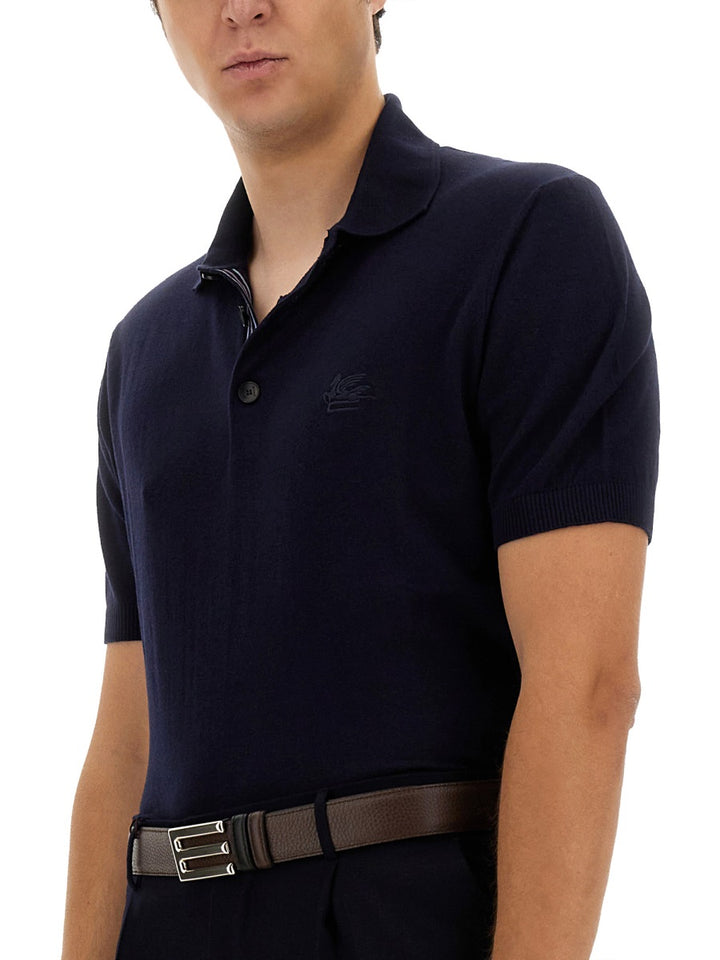 Etro Polo - Blu | Wanan Luxury