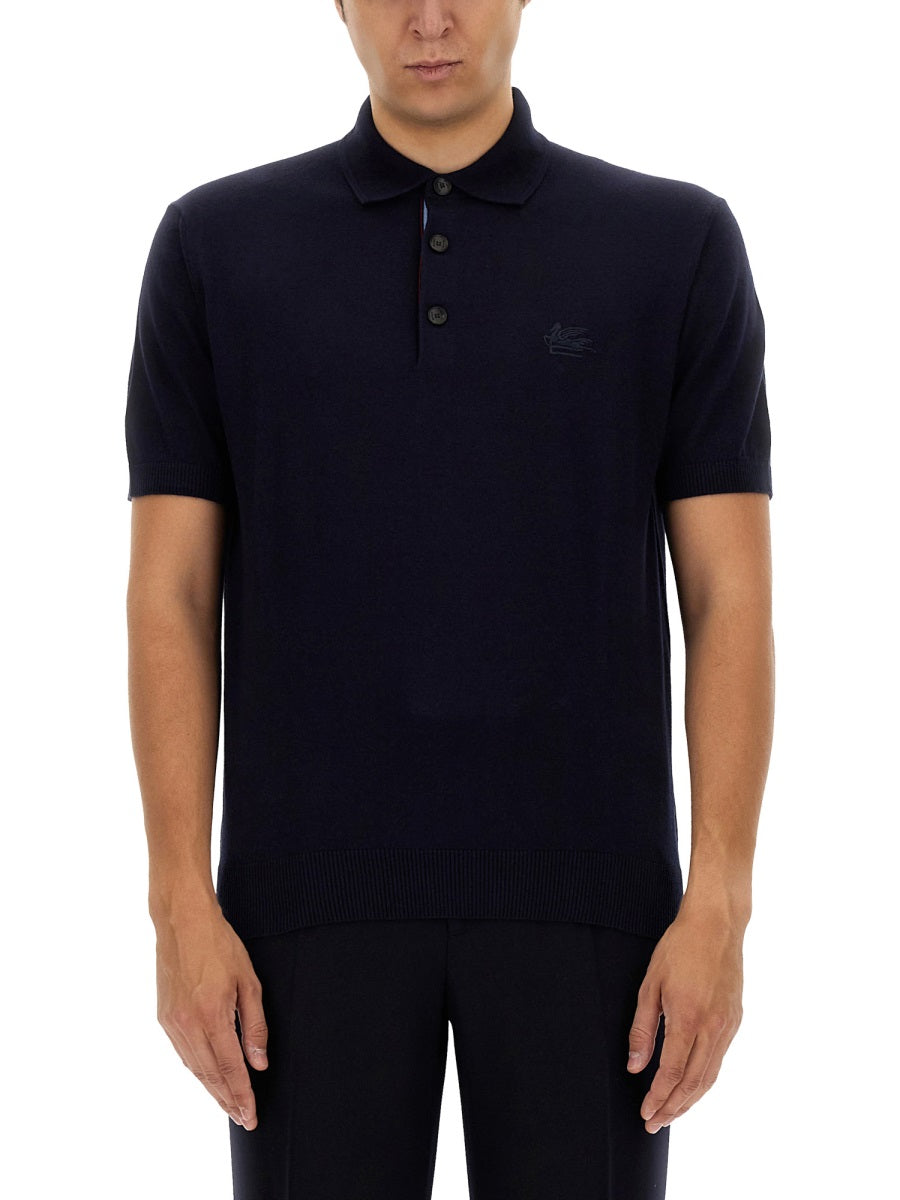 Etro Polo - Blu | Wanan Luxury