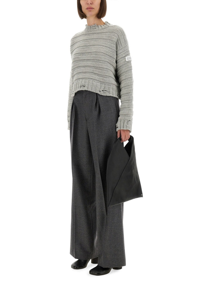 MM6 Maison Margiela Pantaloni - Grigio | Wanan Luxury