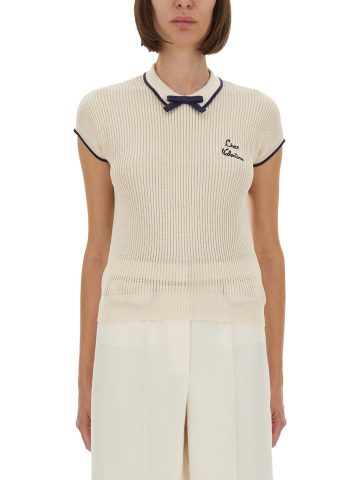 Valentino Garavani Top - Bianco | Wanan Luxury