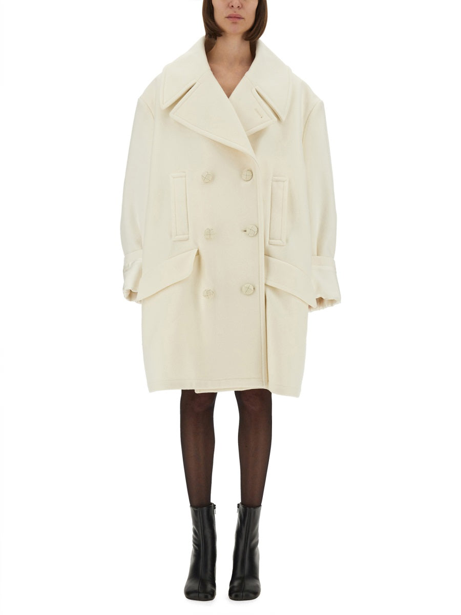 MM6 Maison Margiela Trench e Impermeabili - Bianco | Wanan Luxury