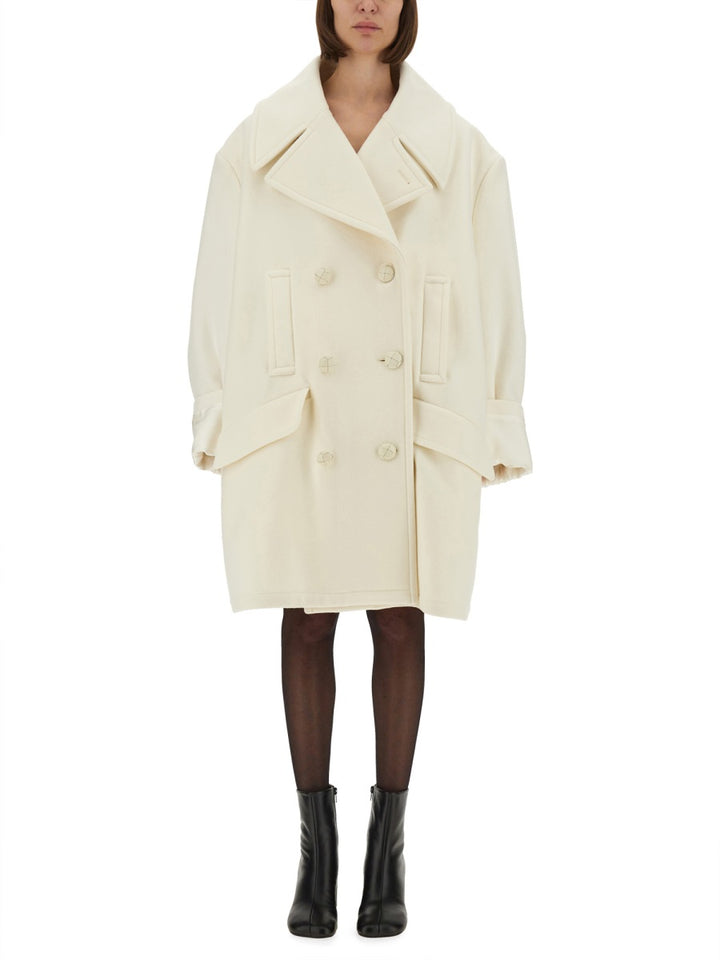 MM6 Maison Margiela Trench e Impermeabili - Bianco | Wanan Luxury