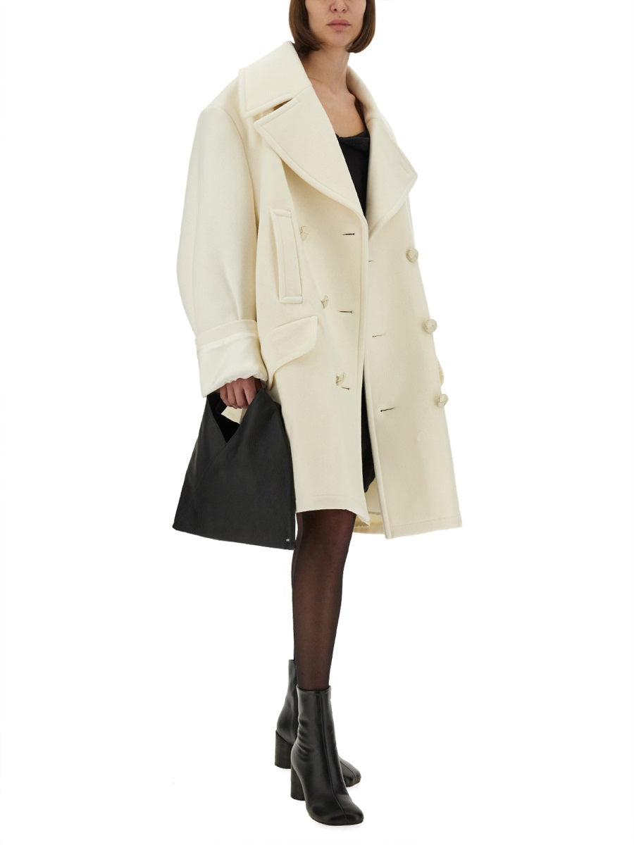 MM6 Maison Margiela Trench e Impermeabili - Bianco | Wanan Luxury