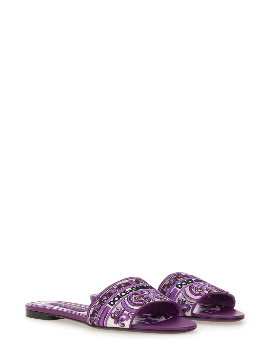 Dolce & Gabbana Sandali - Viola | Wanan Luxury