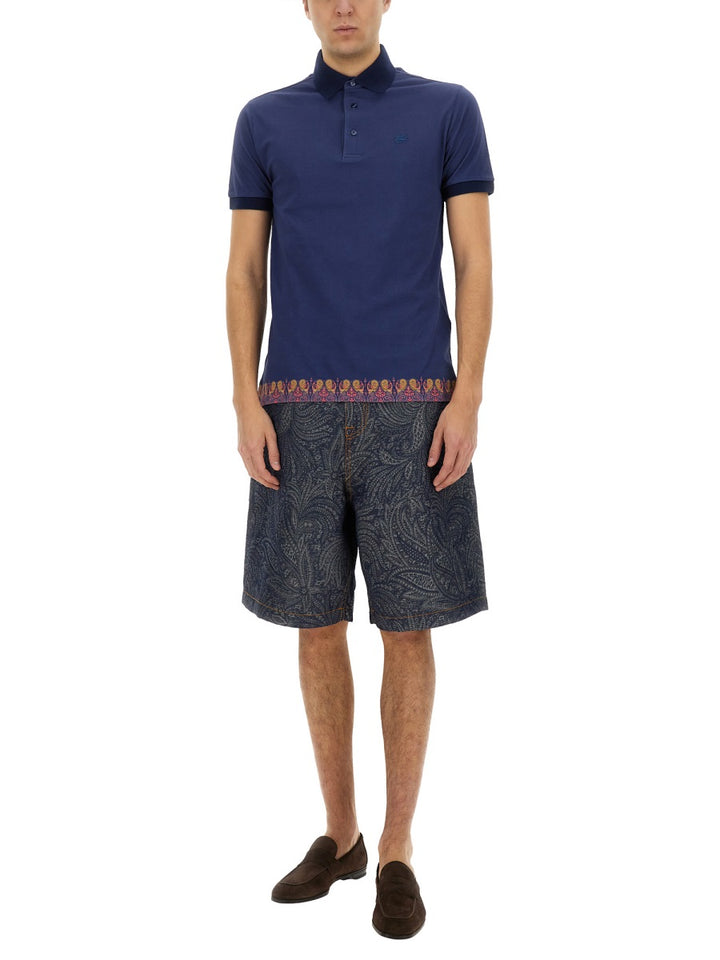 Etro Polo - Blu | Wanan Luxury