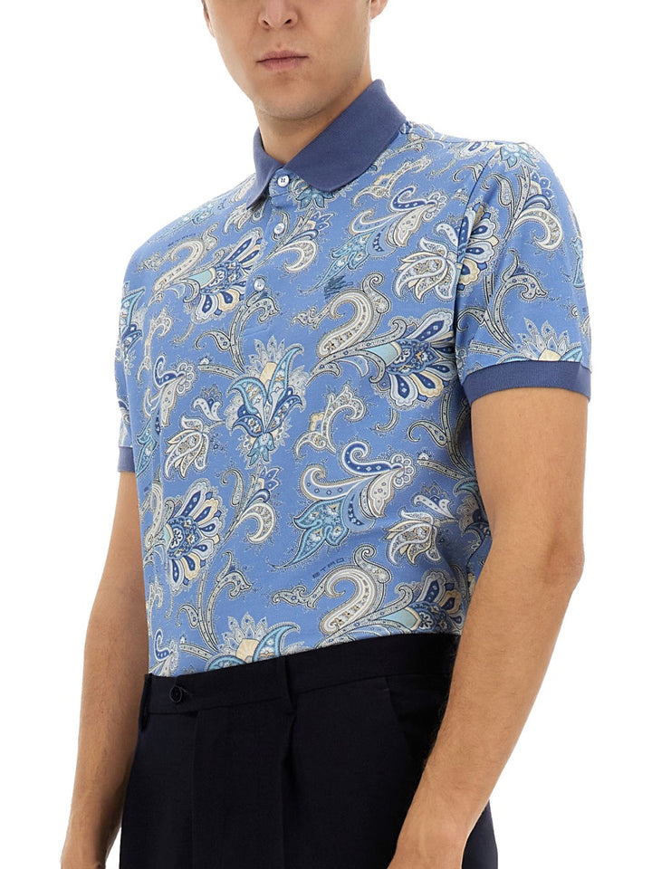 Etro Polo - Azzurro | Wanan Luxury