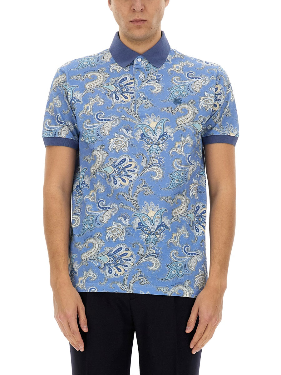 Etro Polo - Azzurro | Wanan Luxury
