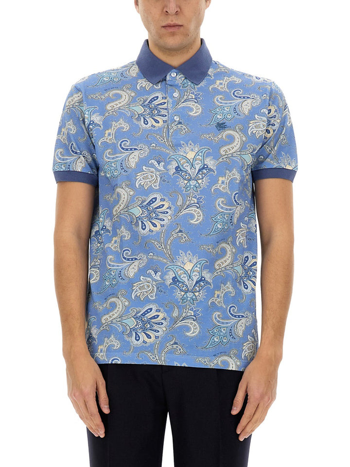 Etro Polo - Azzurro | Wanan Luxury