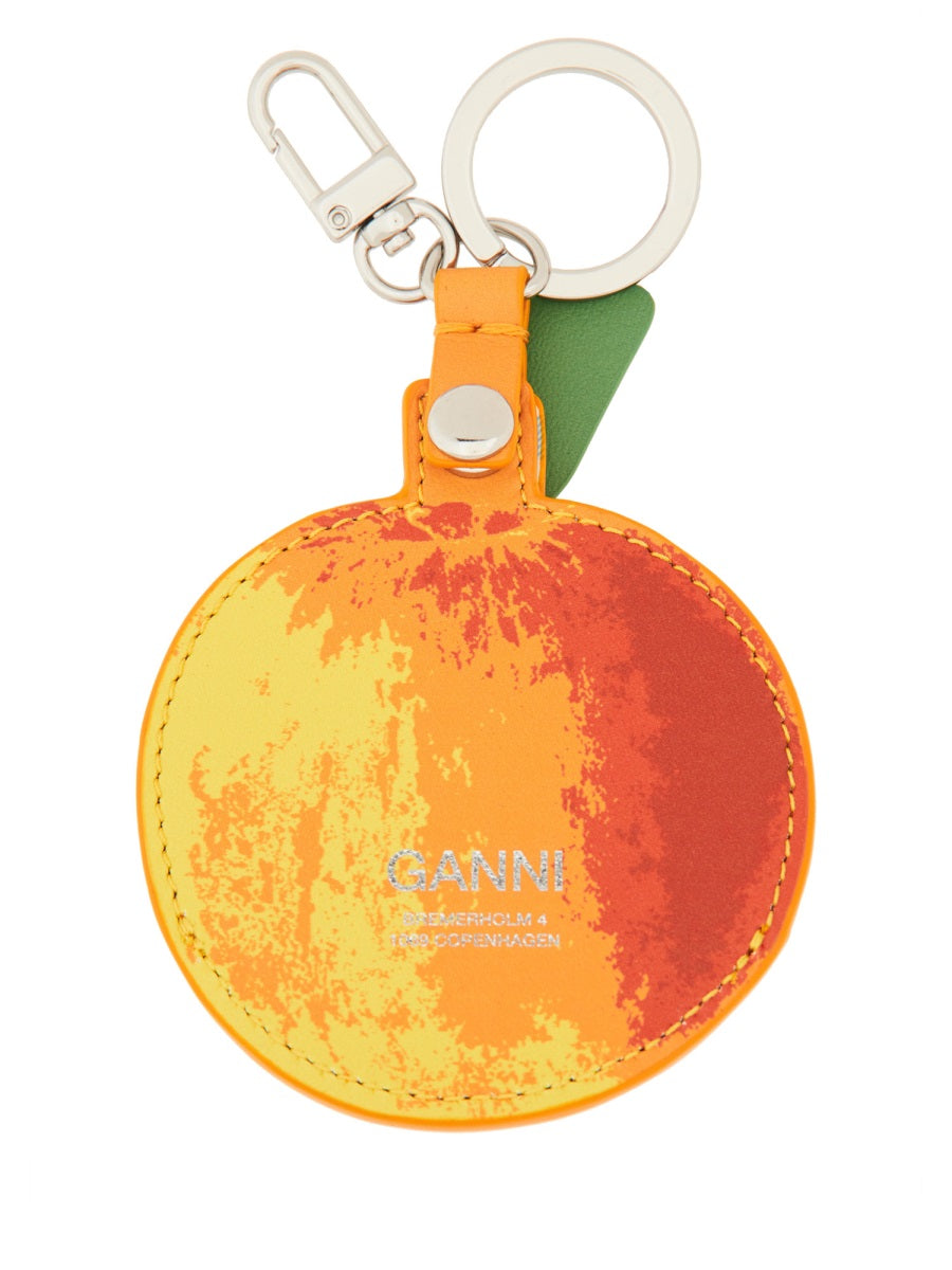 Ganni Portachiavi - Orange | e022ba737a0dd71c46711f55750109596e007c88