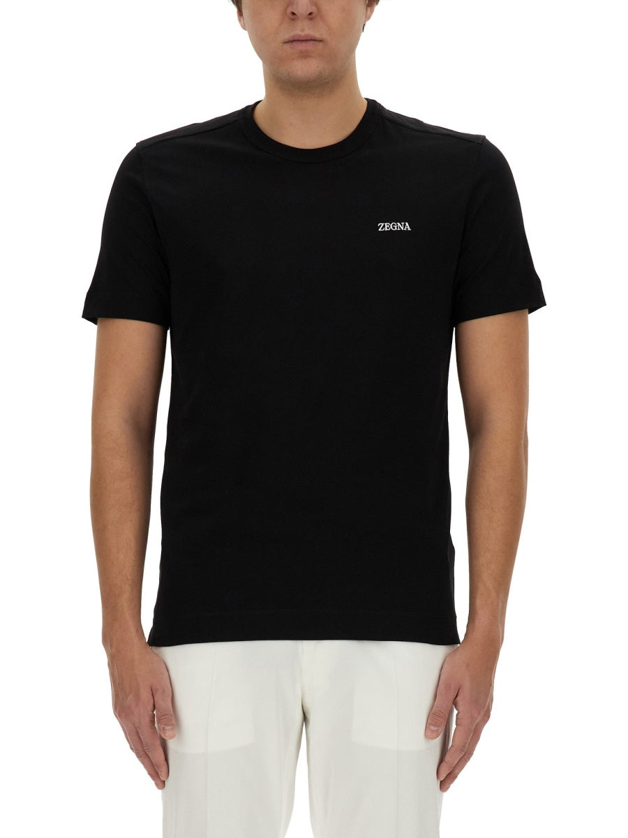 Zegna T shirt - Nero | Wanan Luxury