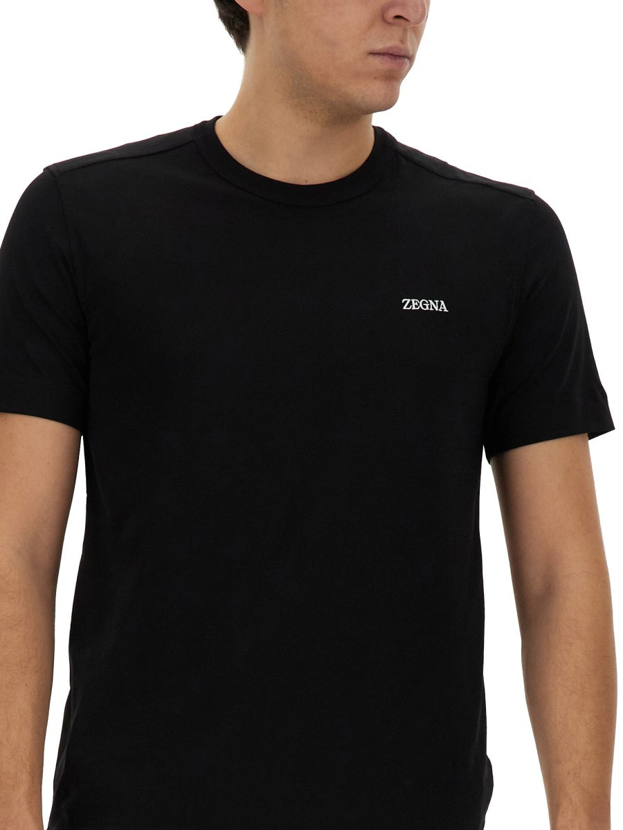 Zegna T shirt - Nero | Wanan Luxury