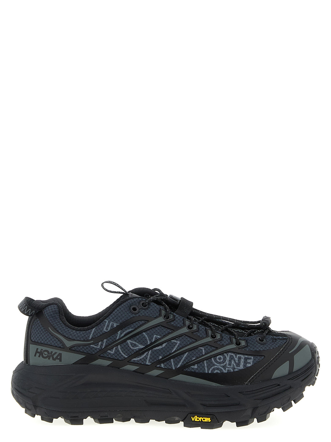 Hoka One One Mafate Three2 Wordmark Sneakers - Nero | 6adb886da1e09d963f5d1a2b88275b9874b2dfc7