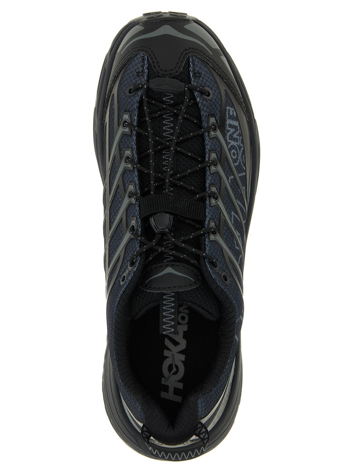 Hoka One One Mafate Three2 Wordmark Sneakers - Nero | d7a9598ac77938e0e50dd4613128131fc0b2184b