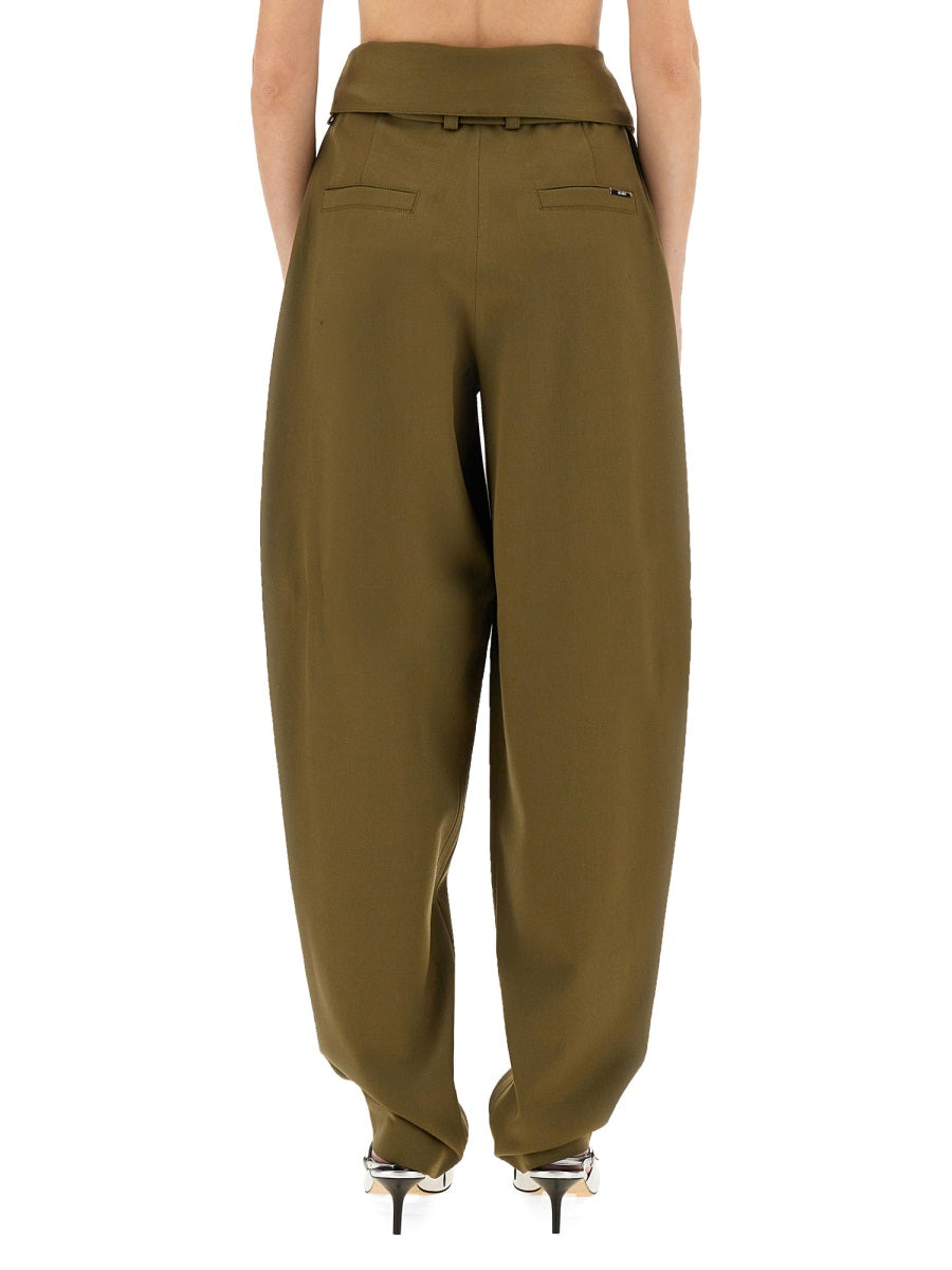 The Attico Pantaloni - Verde | Wanan Luxury