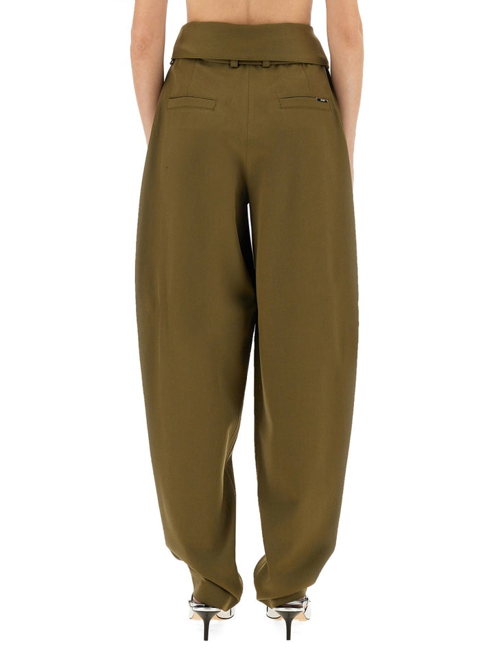 The Attico Pantaloni - Verde | Wanan Luxury