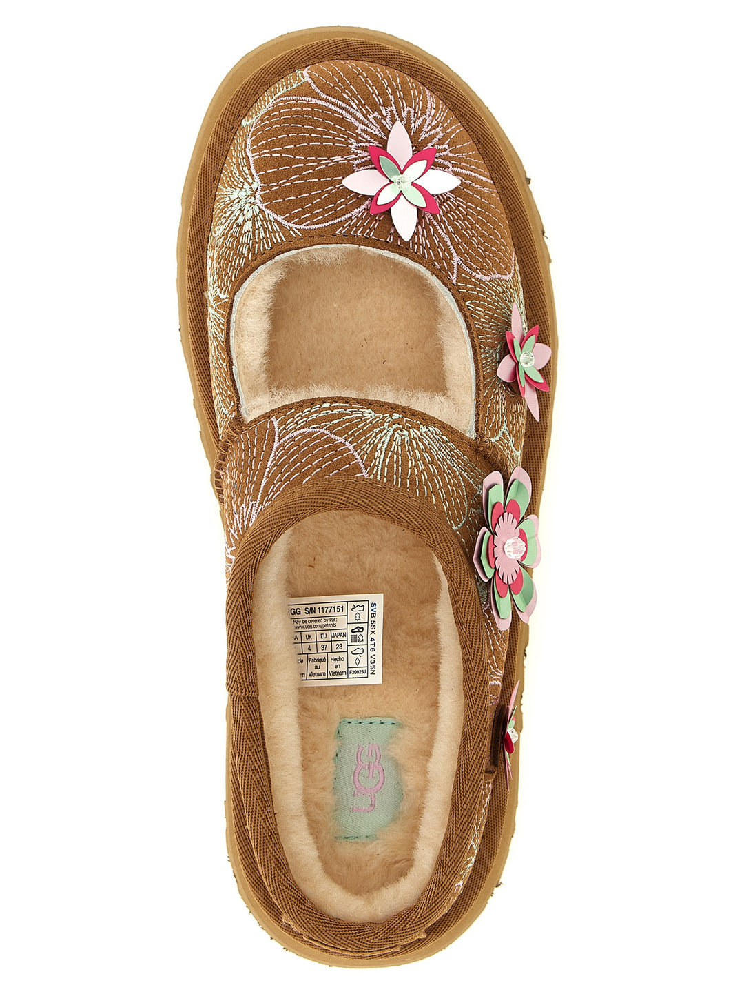 Ugg Bea Mary Jane Meadow Flat shoes - Multicolor | 20369e8b87982f0f5fddc6669b404e97e9e7e152