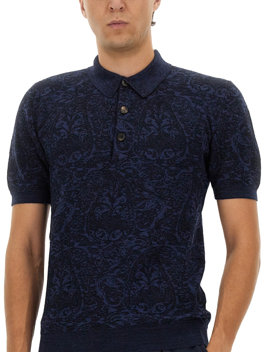 Etro Polo - Blu | Wanan Luxury