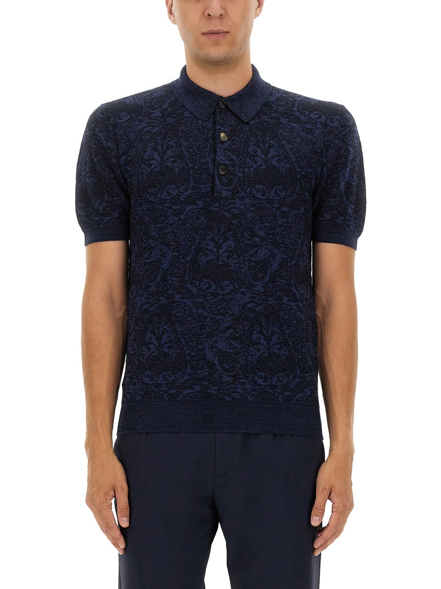 Etro Polo - Blu | Wanan Luxury