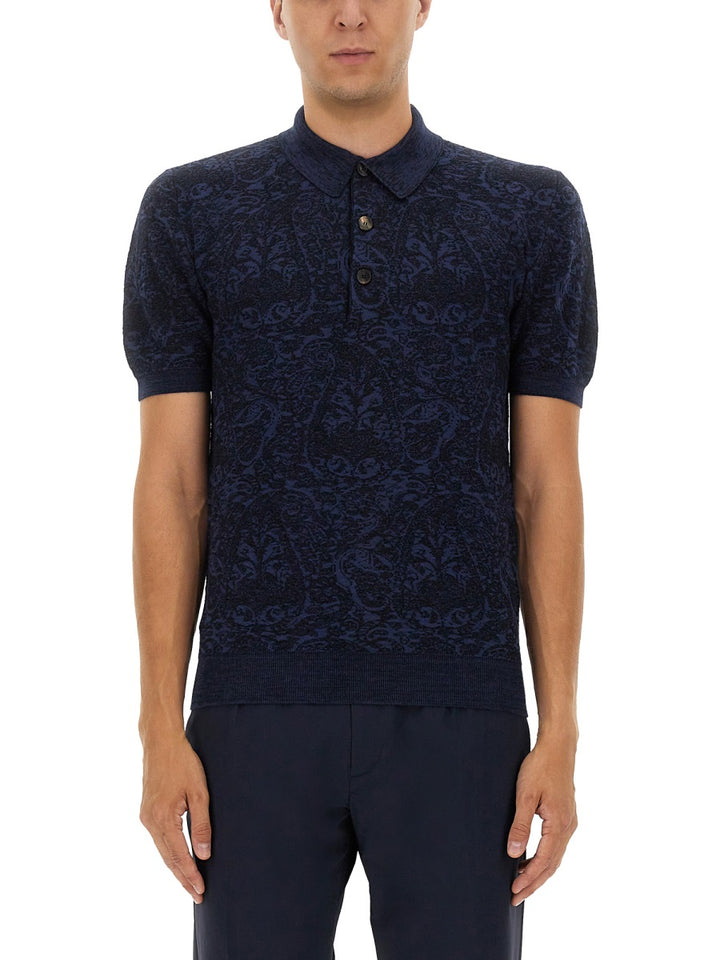 Etro Polo - Blu | Wanan Luxury