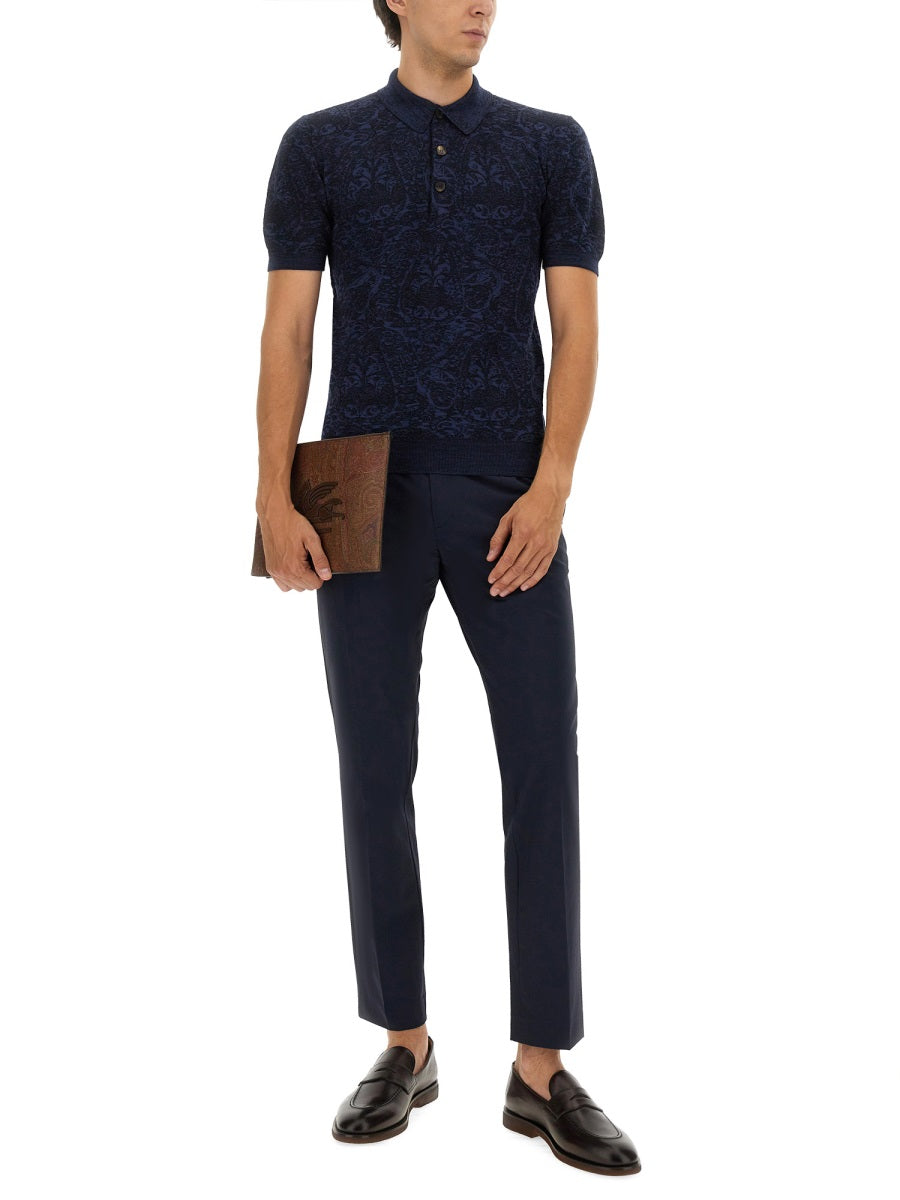 Etro Polo - Blu | Wanan Luxury
