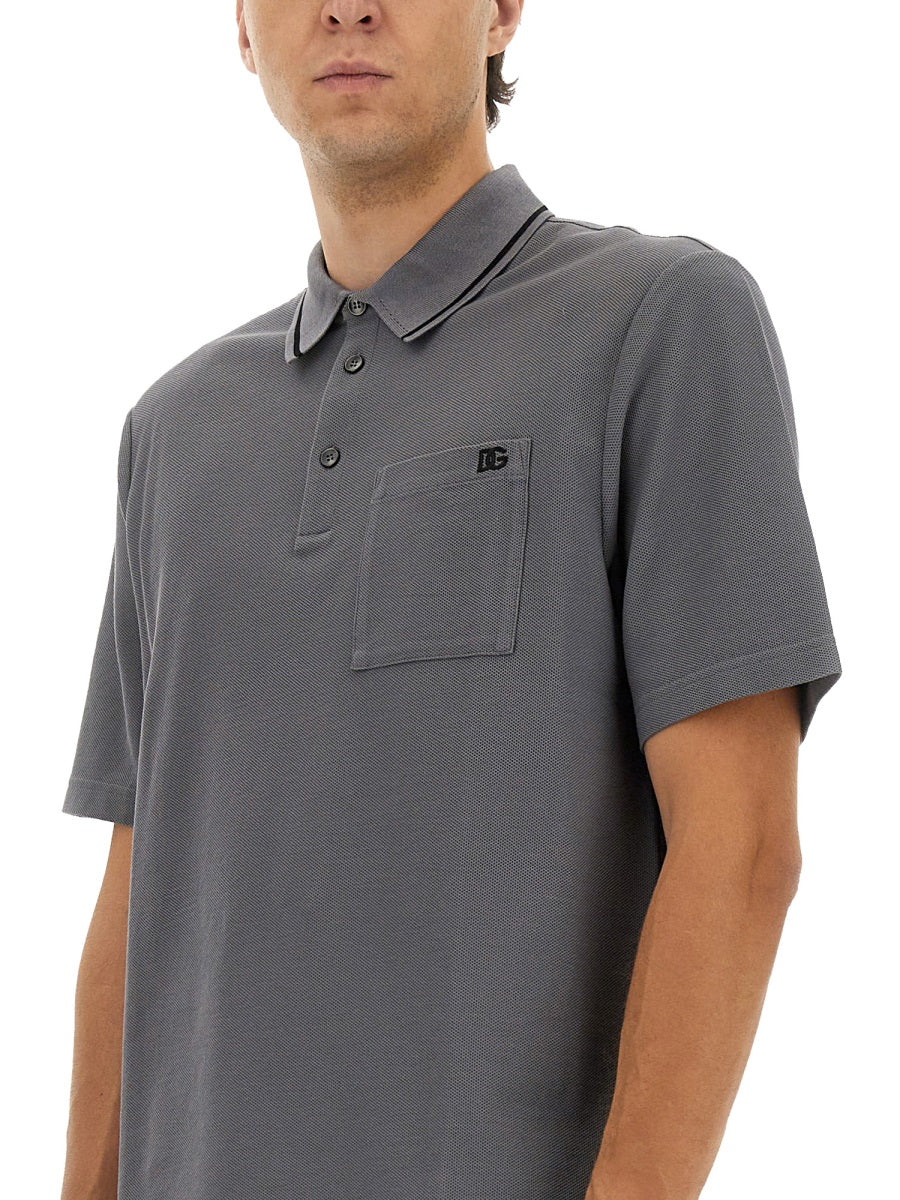 Dolce & Gabbana Polo - Grigio | Wanan Luxury