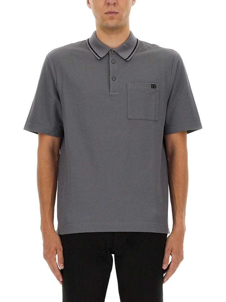 Dolce & Gabbana Polo - Grigio | Wanan Luxury
