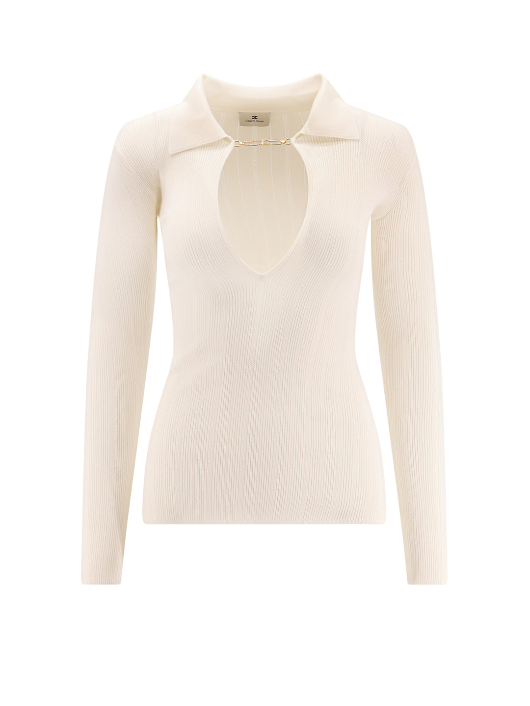 Elisabetta Franchi Sweaters - Milk | 4cfb5ed74c66689fcfc13d58018f1b6afd8509d4