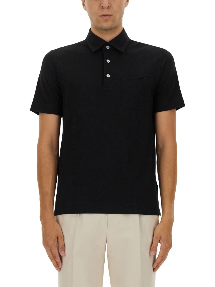 Zegna Polo - Nero | Wanan Luxury