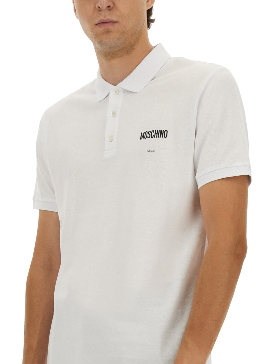 Moschino Polo - Bianco | Wanan Luxury