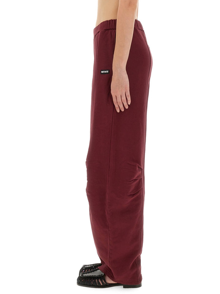 Rotate Birger Christensen Pantaloni - Bordeaux | Wanan Luxury