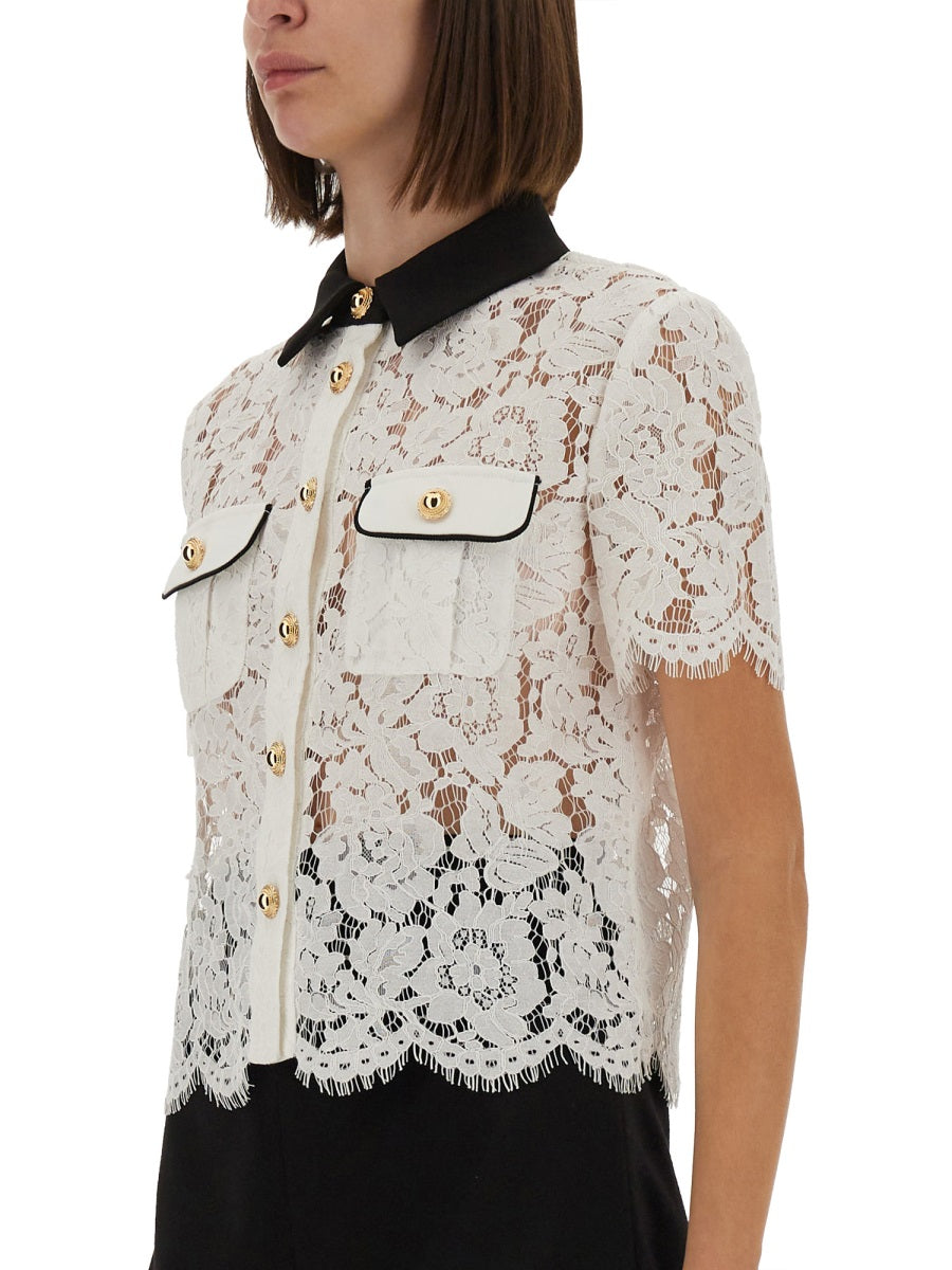 Self-Portrait Top - Bianco | Wanan Luxury
