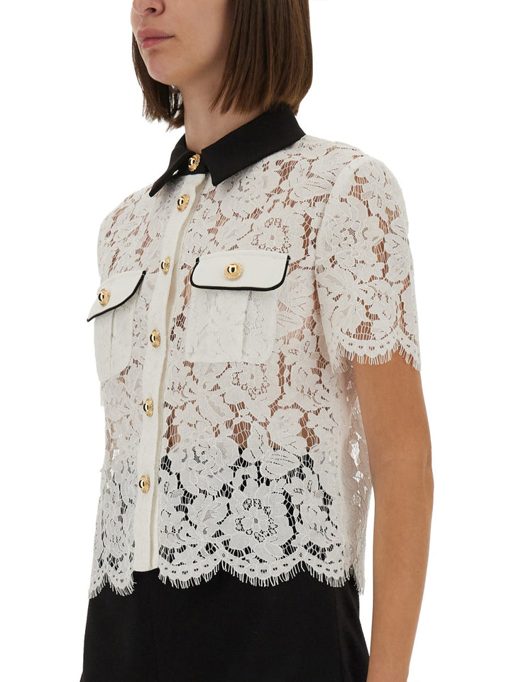Self-Portrait Top - Bianco | Wanan Luxury
