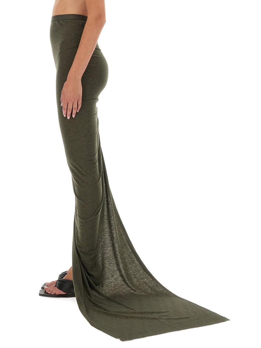 Rick Owens Gonne - Verde | Wanan Luxury