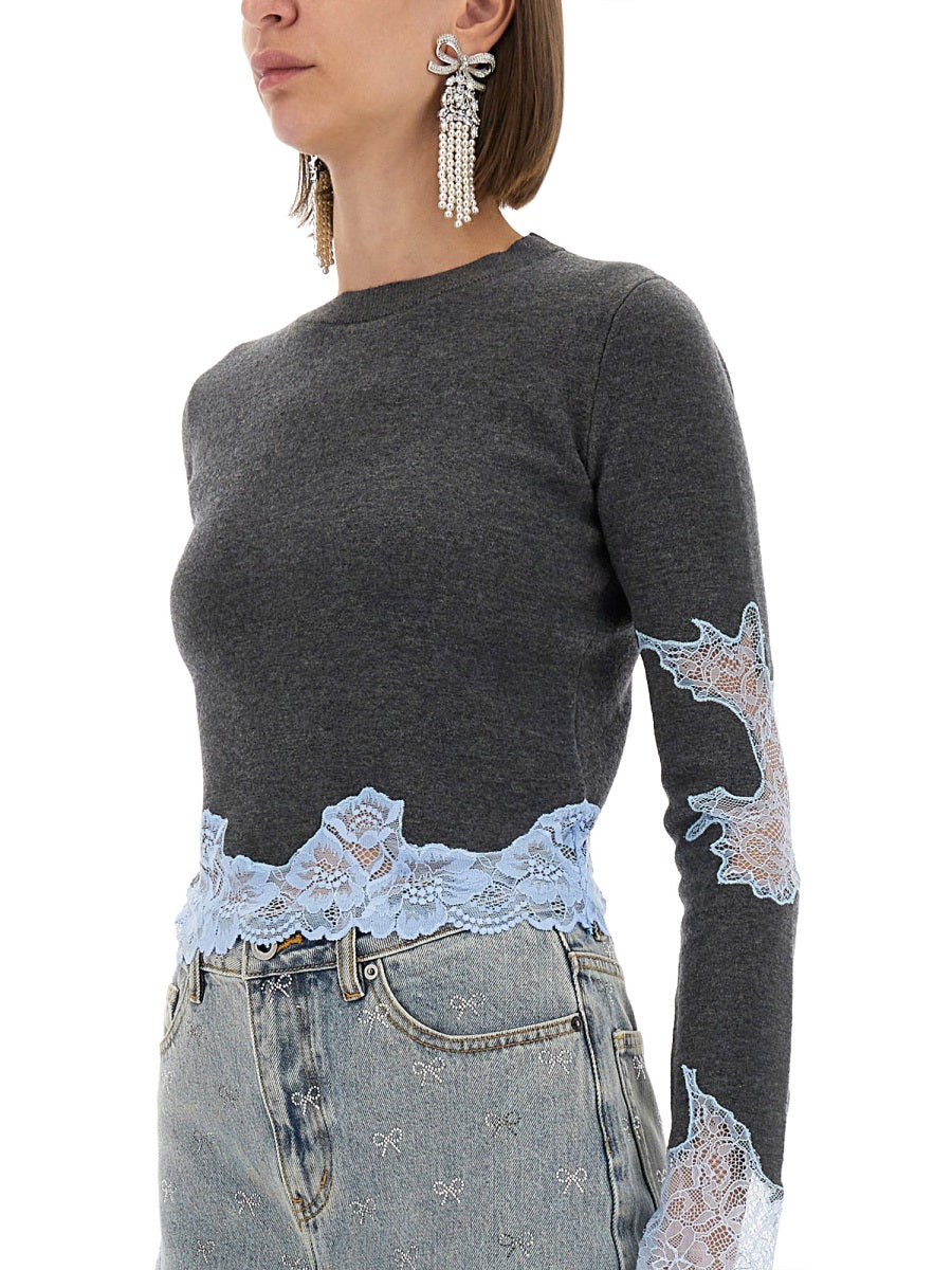 Self-Portrait Maglioni - Grigio | Wanan Luxury