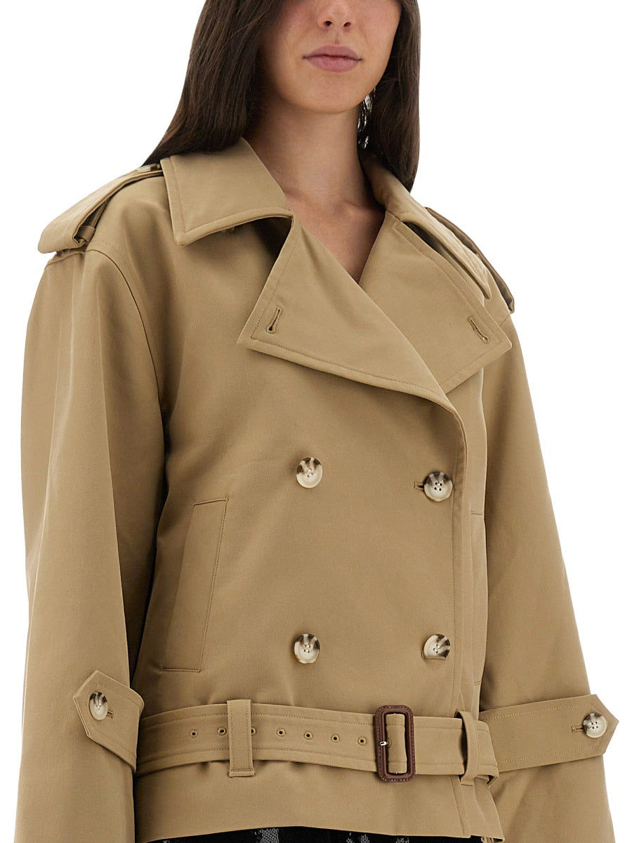 Self-Portrait Trench e Impermeabili - Beige | Wanan Luxury