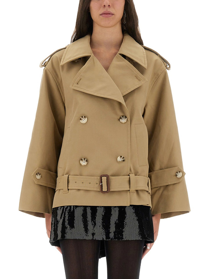 Self-Portrait Trench e Impermeabili - Beige | Wanan Luxury