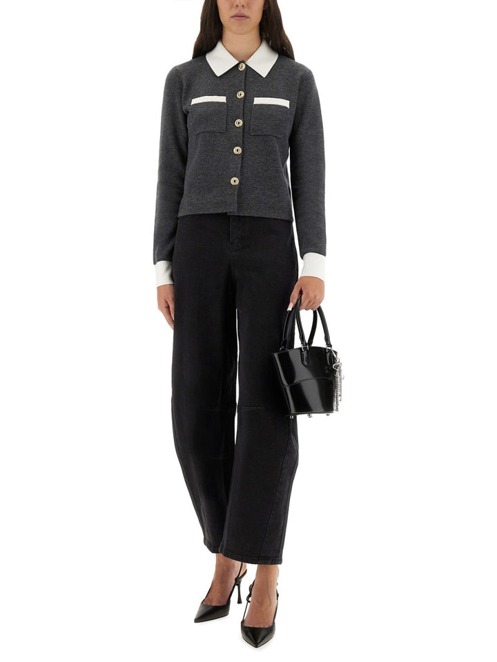 Self-Portrait Jeans - Nero | Wanan Luxury