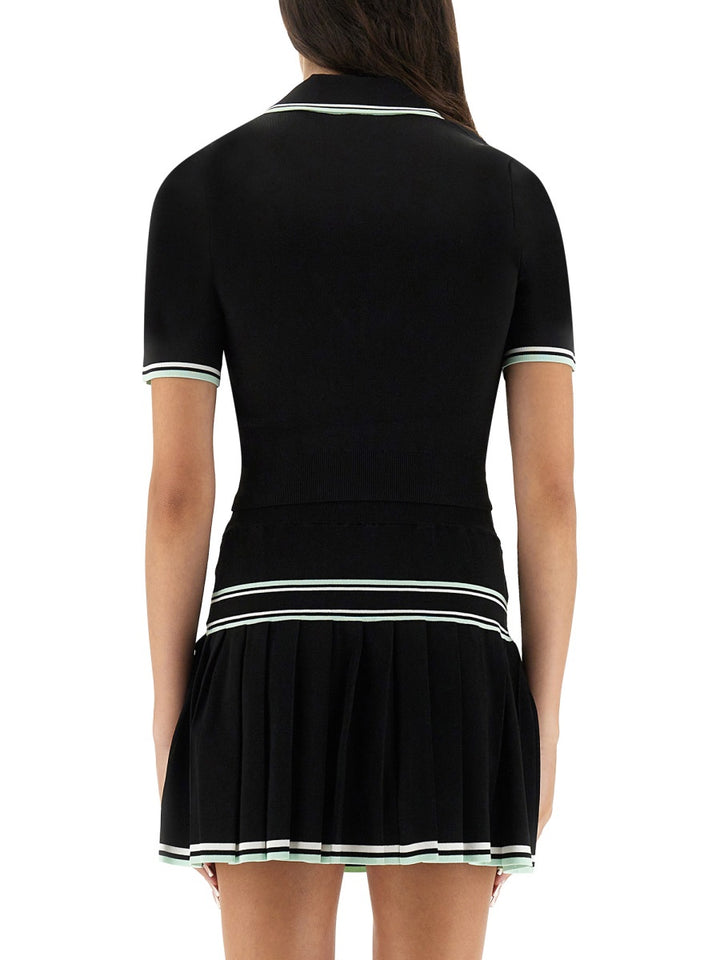 Casablanca Top - Nero | Wanan Luxury