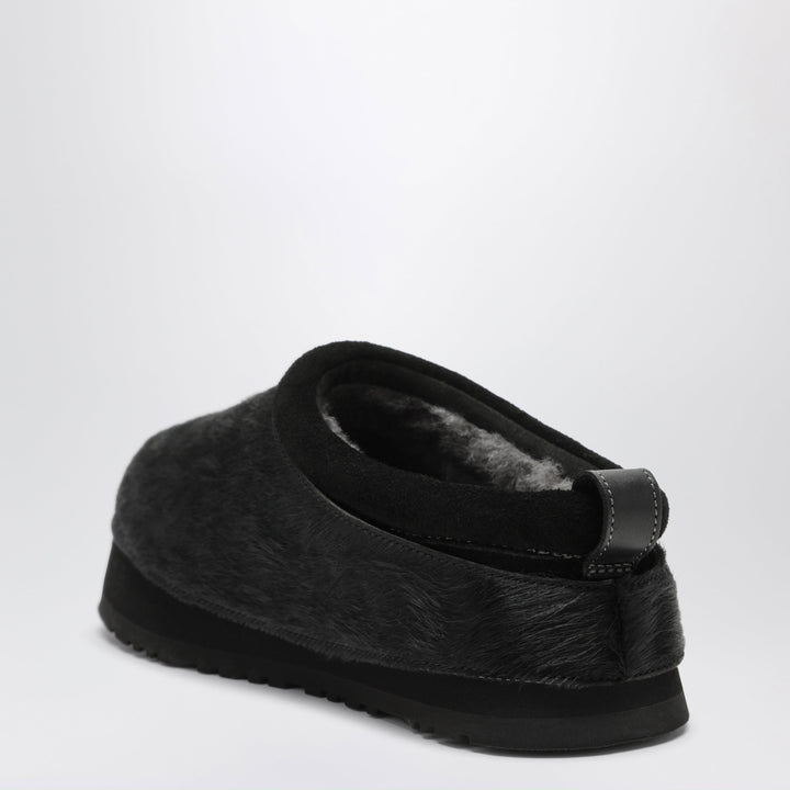 UGG Tazz Western Schwarze Mokassins aus Ponyfell