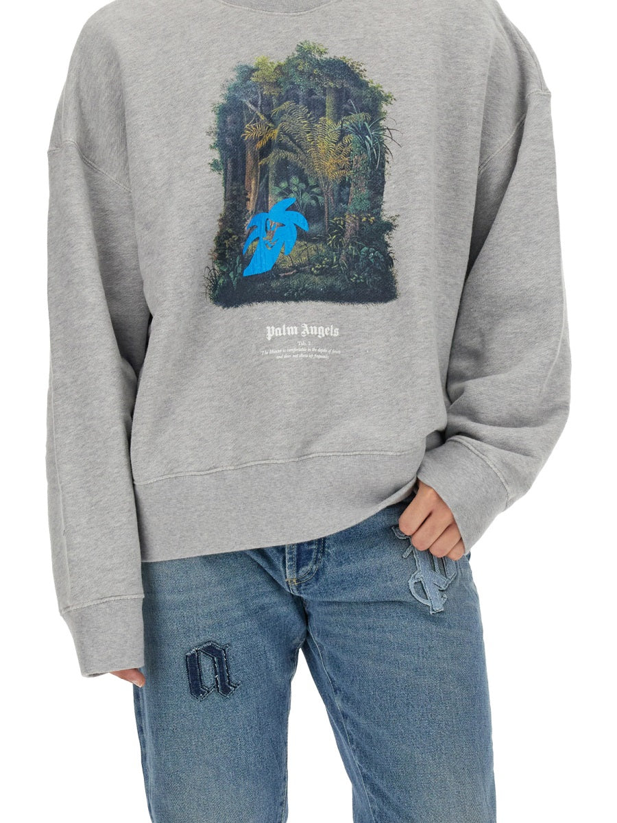 Palm Angels Felpe - Grey | 29e33c91f5a09fec9ff4a80773024f7e23e9cf00
