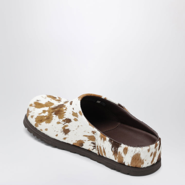 UGG Sabots Otzo Western en Peau de Poney Marron Multicolore