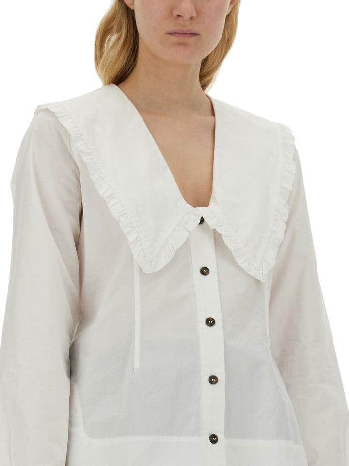 Ganni Camicie - White | 094e1e14c07c484c5d46b9d9a7117bd74aa39ac3