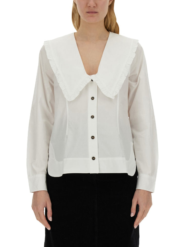 Ganni Camicie - White | 0adff082aea4d27c81c1d6e28e5a2057d61c73a7