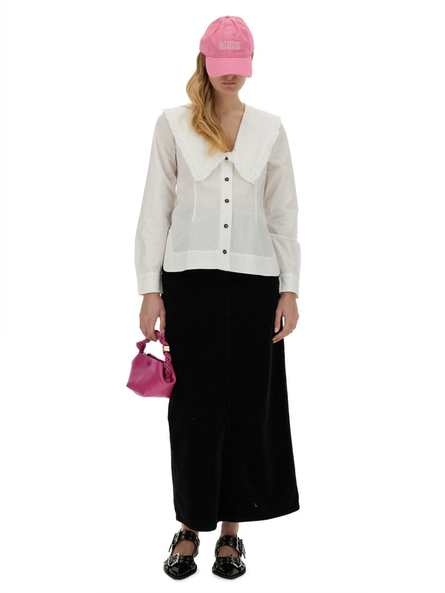 Ganni Camicie - White | 6d81303deb51bff329e343656a90fe22cedac262